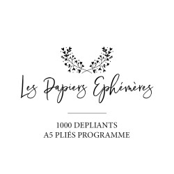 1000 ex dépliants programme...