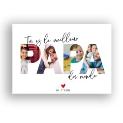 Affiche lettres Papa